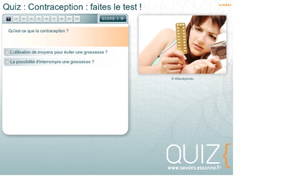 Quizz contraception