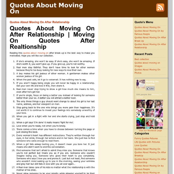 quotes about moving on after move on love quote