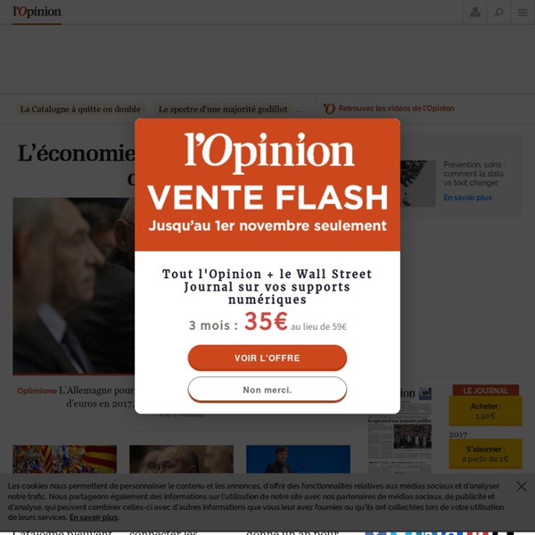L'Opinion média quotidien, libéral, européen et pro-business
