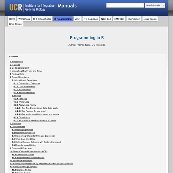 R Programming - Manuals