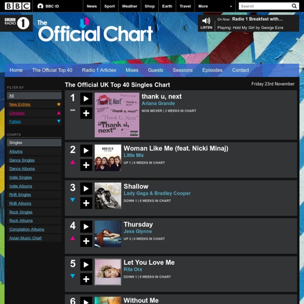 Radio 1 - Chart - The Official UK Top 40 Singles Chart