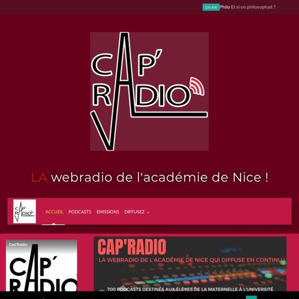 Cap'Radio – LA webradio de l'académie de Nice