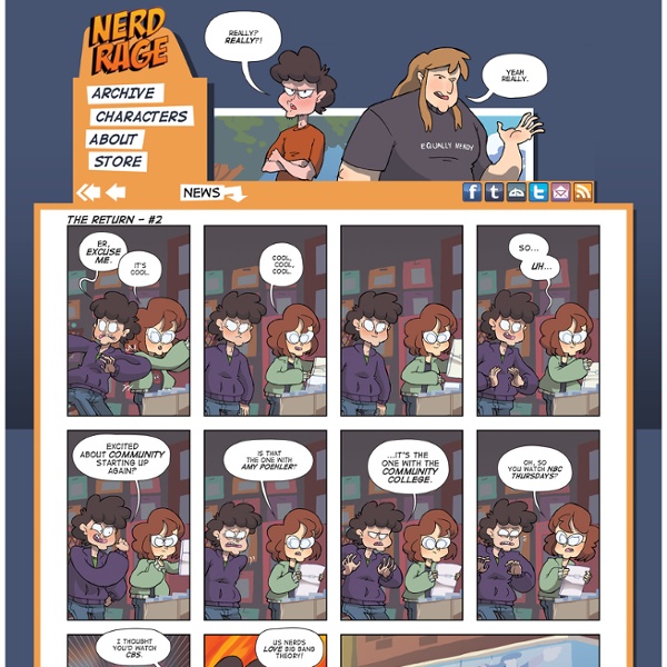 Nerd Rage - A comic about nerds raging over nerdy things - updated weekly
