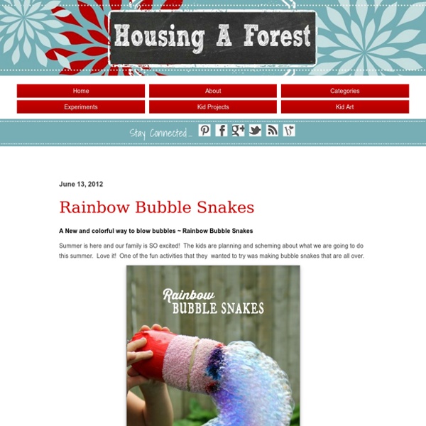 Rainbow Bubble Snakes