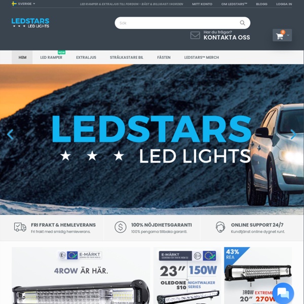 LED Ramper & Extraljus - Bäst priser i Norden – Ledstars.se