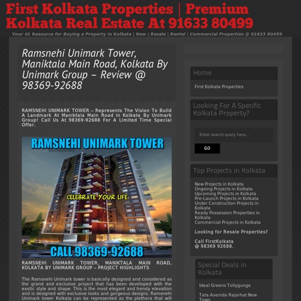 Ramsnehi Unimark Tower Rates