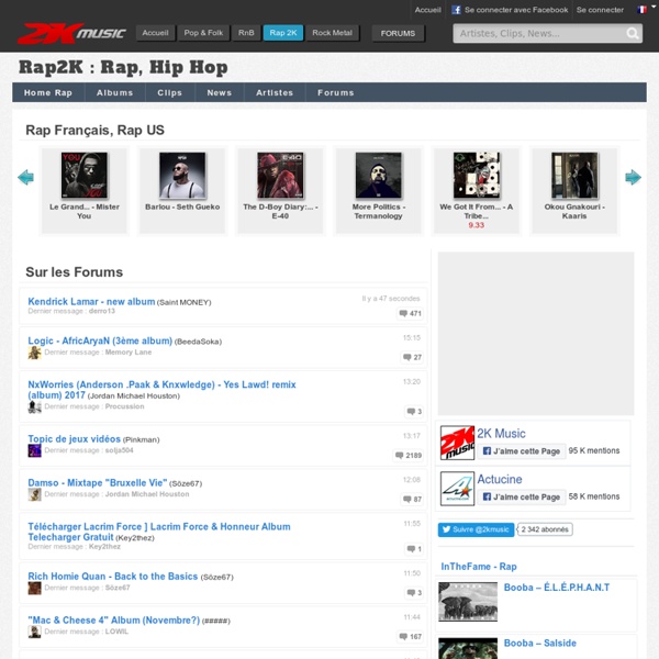 RAP 2K : Rap, Hip Hop, US, Français