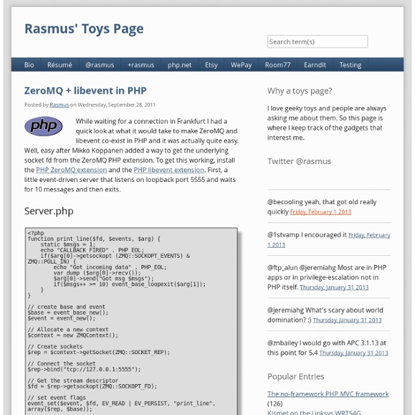 Rasmus' Toys Page