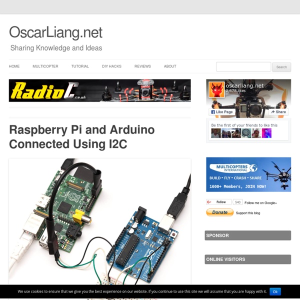 Raspberry Pi and Arduino Connected Using I2C