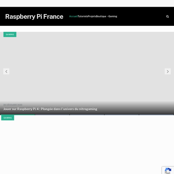 Tutoriels pour Raspberry Pi et actualités