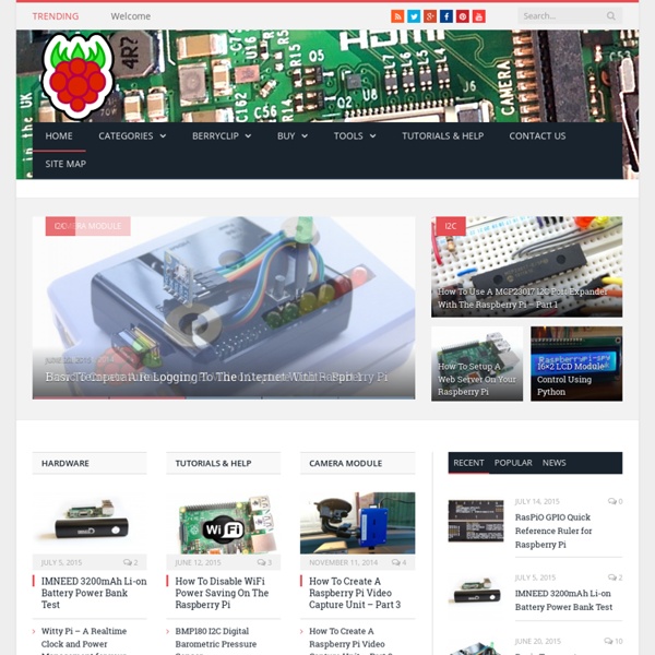 Raspberry Pi tutorials, scripts, help and downloads