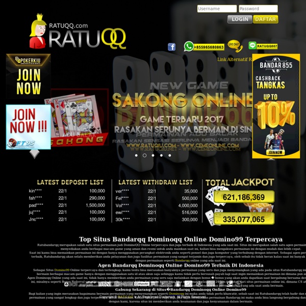 Ratubandarqq: RatuQQ Top Situs Bandarqq Dominoqq online domino99