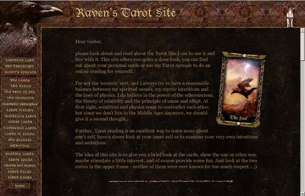 Raven's Tarot Site