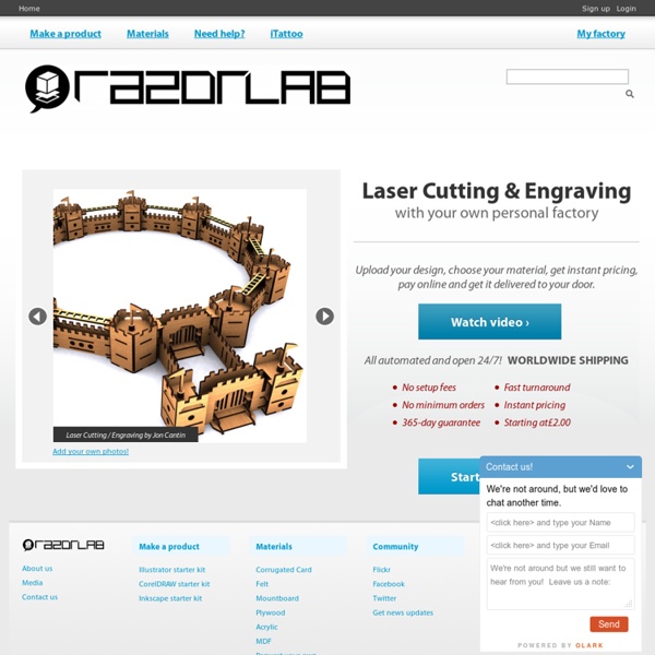 RazorLAB - Laser Cutting and Engraving Service for Creatives