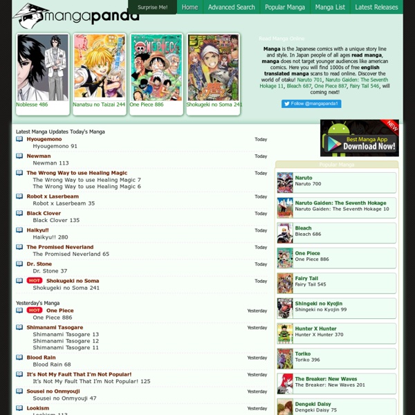 Read Manga Online for Free. Online Manga Reader | Pearltrees