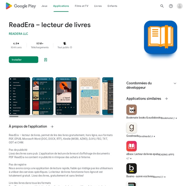 ReadEra - lecteur de livres pdf, epub, word – Applications sur Google Play