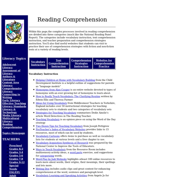 Reading Comprehension