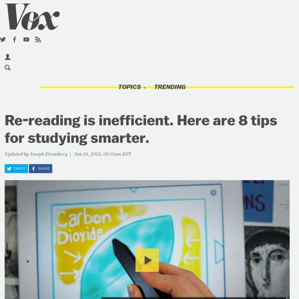 Study smarter, learn better: 8 tips from memory researchers