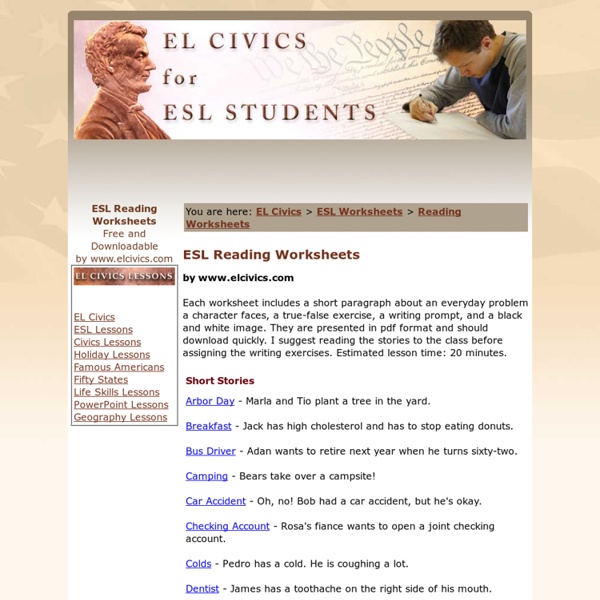Printables Esl Civics Worksheets esl civics worksheets abitlikethis reading short stories free pearltrees