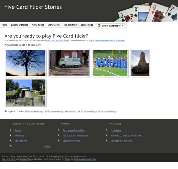 Are you ready to play Five Card flickr?