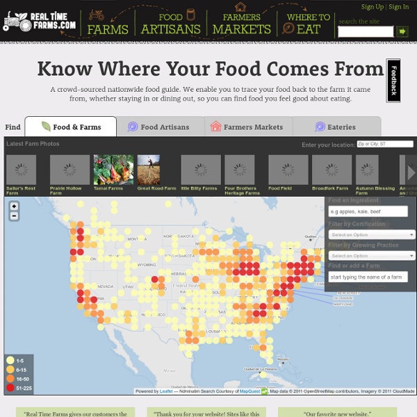 Real Time Farms - Know Where Your Food Comes From