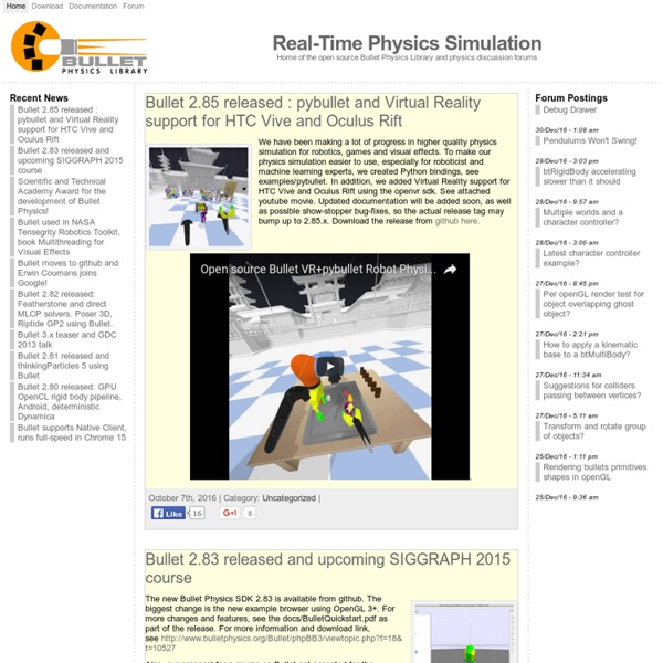 Real-Time Physics Simulation