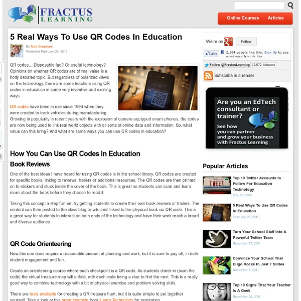 5 Real Ways To Use QR Codes In Education