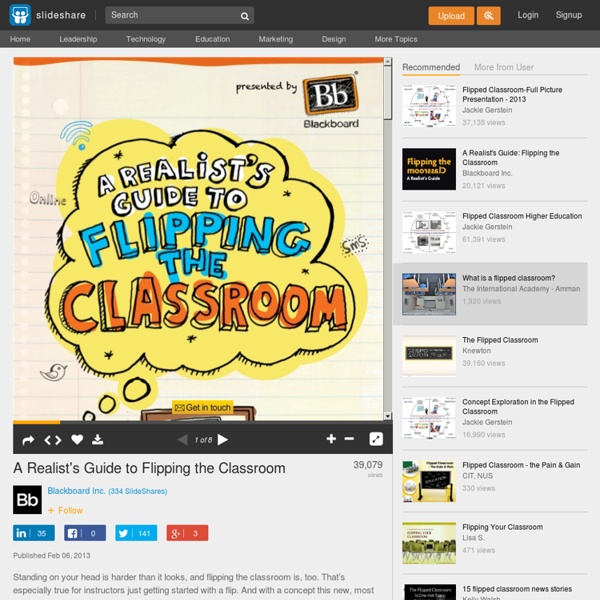 A Realist's Guide to Flipping the Classroom