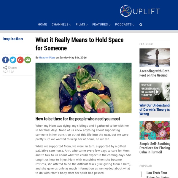What it Really Means to Hold Space for Someone