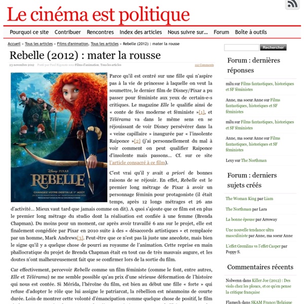 Rebelle (2012) : mater la rousse