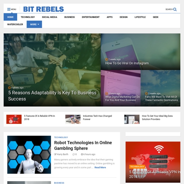 Bit Rebels - Geek, technology, design and social media news guide