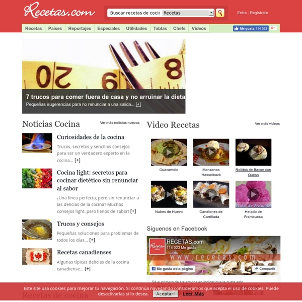 Recetas de Cocina en Recetas.com
