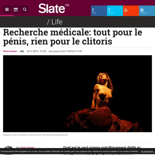 Recherche médicale: tout pour le pénis, rien pour le clitoris