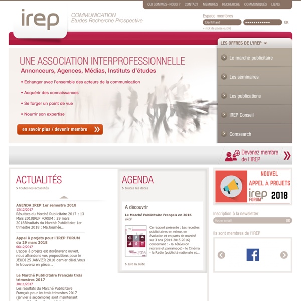 IREP Institut de Recherches et d'Etudes Publicitaires