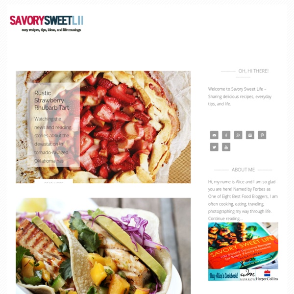 Savory Sweet Life-Easy Recipes for Everyday Cooking