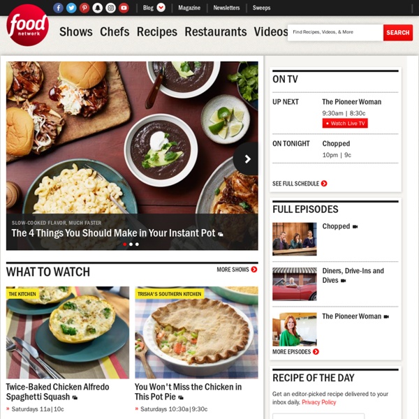 Food Network - Easy Recipes, Healthy Eating Ideas and Chef Recipe Videos