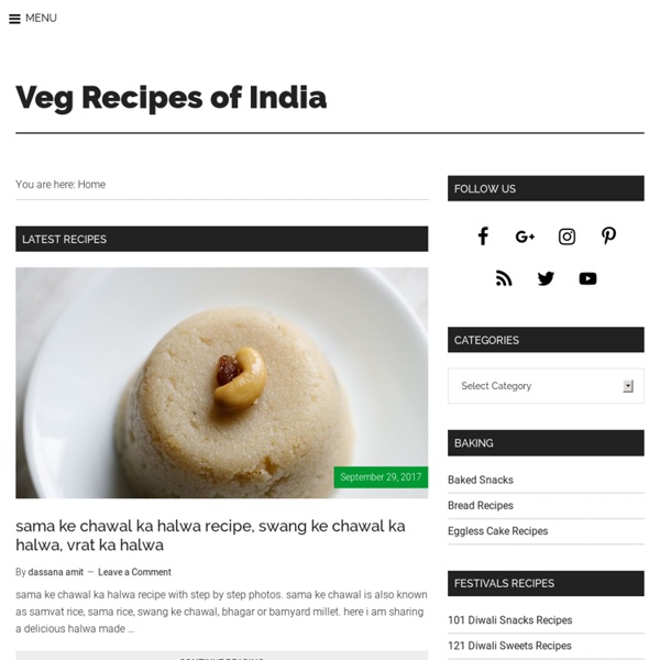 Veg Recipes of India - Indian Food Blog on Vegetarian & Vegan Recipes