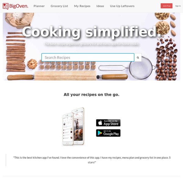 350,000+ Recipes, Menu Planner and Grocery List