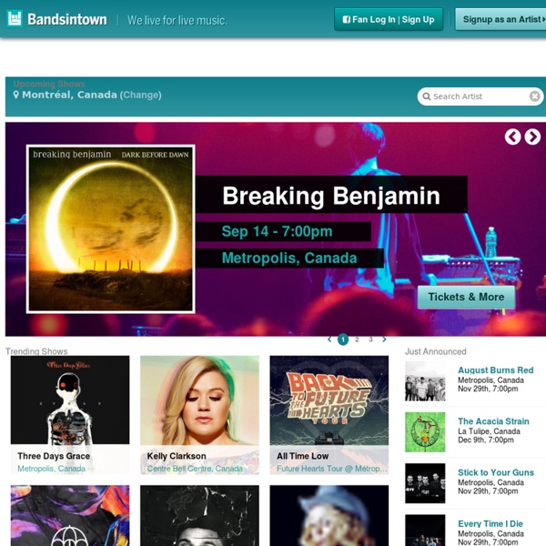 Local Concerts and Live Music recommendations from Bandsintown
