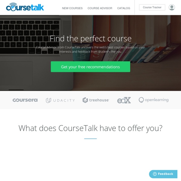 CourseTalk - Find and review the best MOOCs.