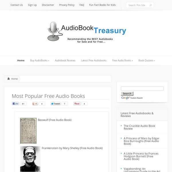 Free Audio Books mp3 audio books, ebooks & quiz