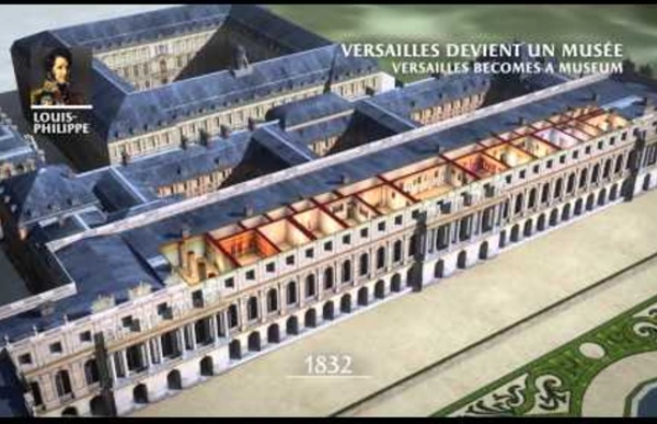 Reconstitution 3D: l'histoire du château de Versailles après la révolution française
