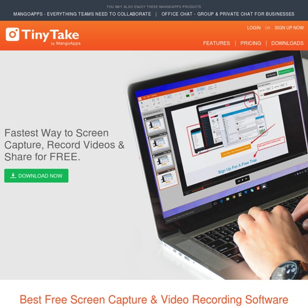 TinyTake - Best Free Windows Screen Capture Software