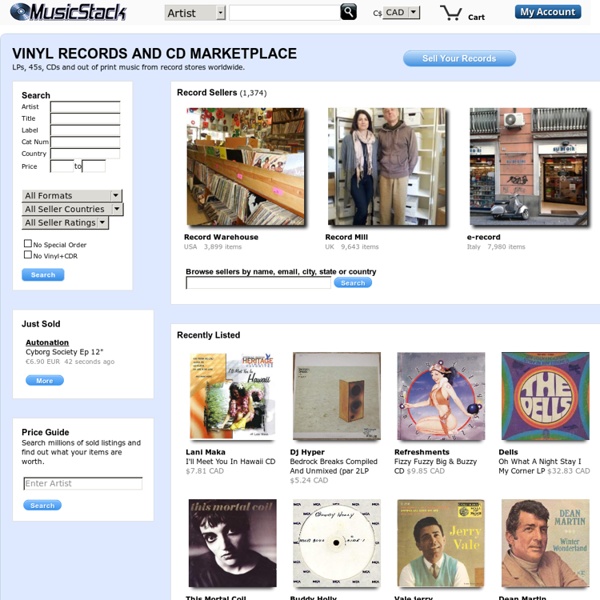 Vinyl Records and CD Marketplace - MusicStack