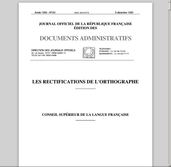 Journal officiel - Rectifications_1990