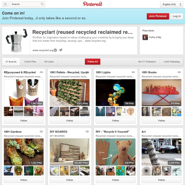 Recyclart (Recyclart) on Pinterest