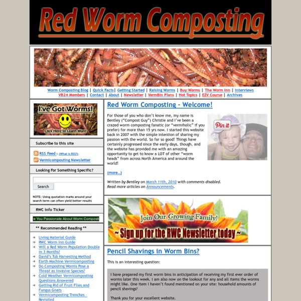 Red Worm Composting