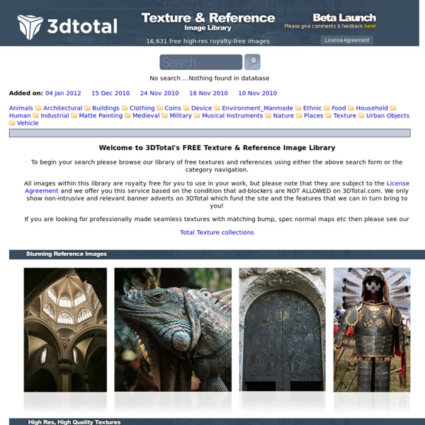 Texture & Reference Image Library