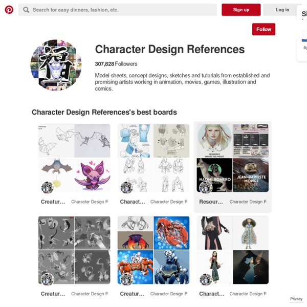 Character Design References on Pinterest