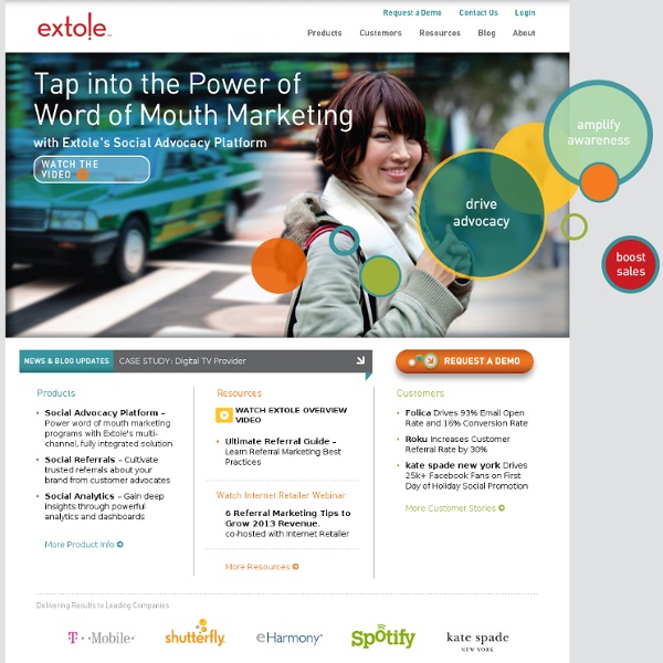 Extole - Social marketing platform